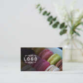 Aangepaste Foto Logo QR code Visitekaartje (Staand voorkant)