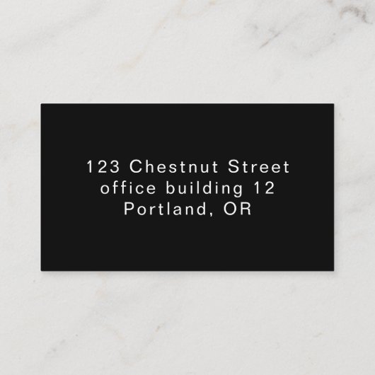 Aangepaste Foto & Logo Senior Companion Caregiver Visitekaartje (Achterkant)