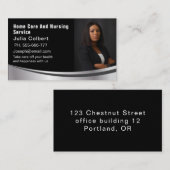 Aangepaste Foto & Logo Senior Companion Caregiver Visitekaartje (Voorkant / Achterkant)