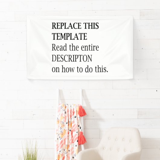 Aangepaste foto-Logo-slogan Creëer Spandoek (Insitu)