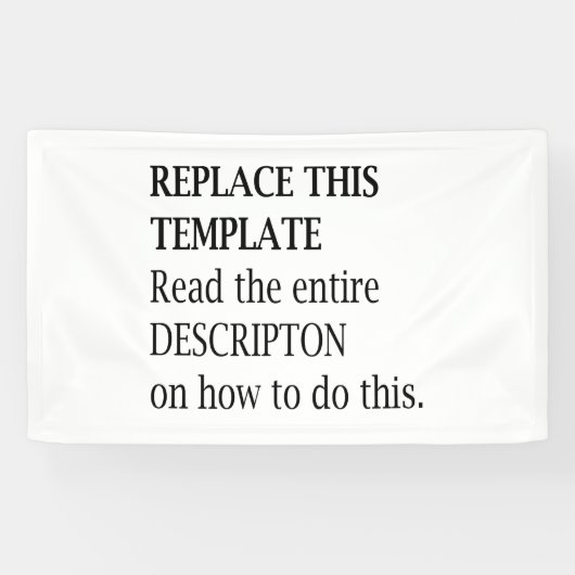 Aangepaste foto-Logo-slogan Creëer Spandoek (Horizontaal)