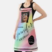 Aangepaste foto-Logo Sweet Cakes Ice Cream Coffee Schort (Insitu)