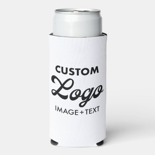 Aangepaste foto, Logo, tekst Seltzer Koelbox Sleev Seltzer Blikjeskoeler (Seltzer Voorkant)