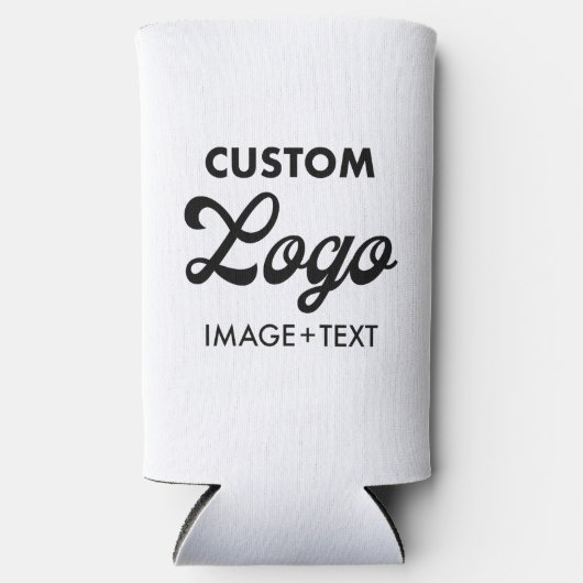 Aangepaste foto, Logo, tekst Seltzer Koelbox Sleev Seltzer Blikjeskoeler (Voorkant)