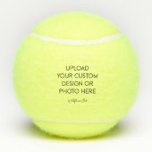 Aangepaste foto-logo  tennisballen (Achterkant)