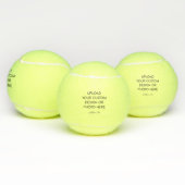 Aangepaste foto-logo  tennisballen (Multi)