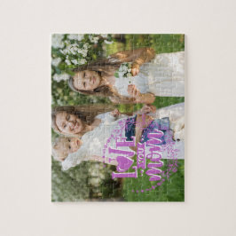 Aangepaste foto | Love You Mom legpuzzel