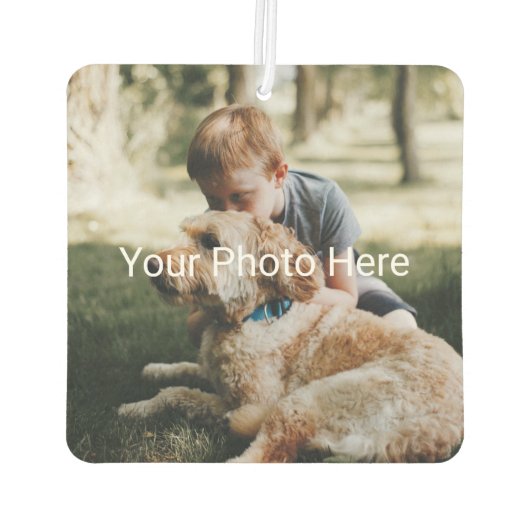 Aangepaste foto luchtverfrisser (Achterkant)