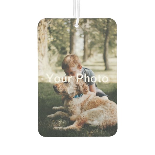 Aangepaste foto luchtverfrisser (Achterkant)