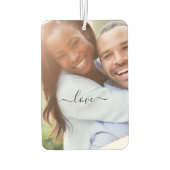 Aangepaste foto luchtverfrisser met uw eigen ontwe (Achterkant)