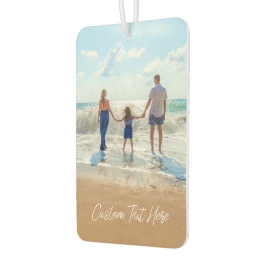 Aangepaste foto luchtverfrisser Uw foto's en tekst (Links)