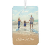 Aangepaste foto luchtverfrisser Uw foto's en tekst (Achterkant)