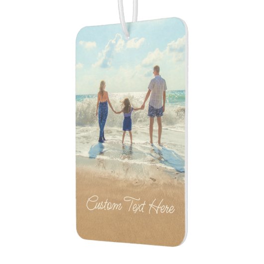 Aangepaste foto luchtverfrisser Uw foto's en tekst (Links)