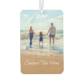 Aangepaste foto luchtverfrisser Uw foto's en tekst (Achterkant)