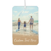 Aangepaste foto luchtverfrisser Uw foto's en tekst (Voorkant)