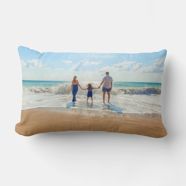 Aangepaste foto-lumbar Pillow-cadeau met je foto's Kussen (Voorkant)