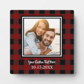 Aangepaste foto Lumberjack Plays Personaliseer Sja Fotoplaat (Voorkant)