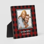 Aangepaste foto Lumberjack Plays Personaliseer Sja Fotoplaat (Voorkant)