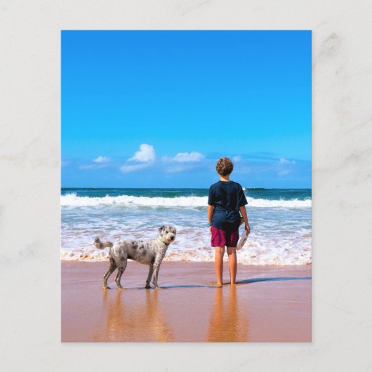 Aangepaste foto maak je eigen ontwerp - Ik hou van Flyer (Voorkant)