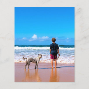 Aangepaste foto maak je eigen ontwerp - Ik hou van Flyer