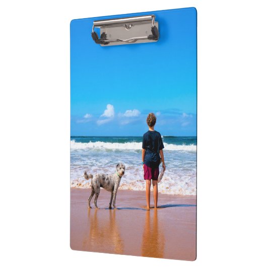 Aangepaste foto maak je eigen ontwerp - Ik hou van Klembord (Links)