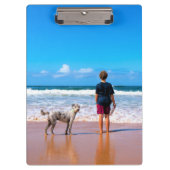 Aangepaste foto maak je eigen ontwerp - Ik hou van Klembord (Voorkant)