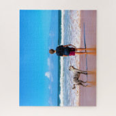 Aangepaste foto maak je eigen ontwerp - Ik hou van Legpuzzel (Verticaal)