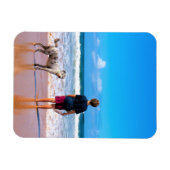 Aangepaste foto maak je eigen ontwerp - Ik hou van Magneet (Horizontaal)