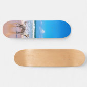 Aangepaste foto maak je eigen ontwerp - Ik hou van Persoonlijk Skateboard (Horizontaal)