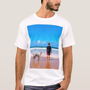 Aangepaste foto maak je eigen ontwerp - Ik hou van T-shirt