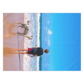 Aangepaste foto maak je eigen ontwerp - Ik hou van Tafelkleed (Voorkant (Horizontaal))