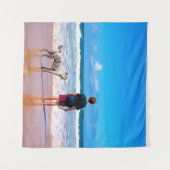 Aangepaste foto maak je eigen ontwerp - Ik hou van Wandkleed (Voorkant (horizontaal))