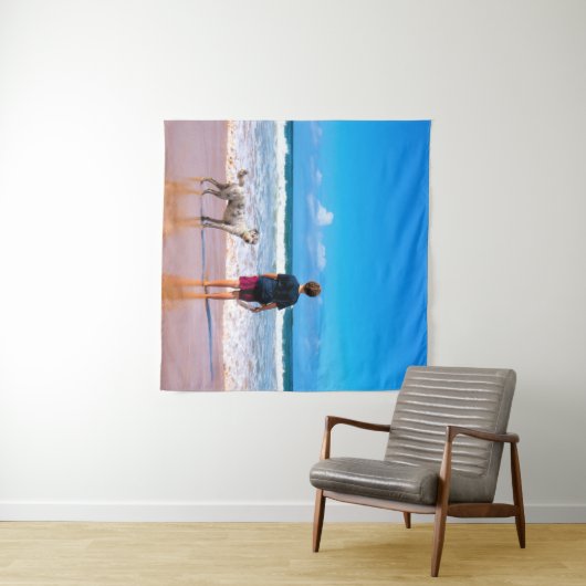 Aangepaste foto maak je eigen ontwerp - Ik hou van Wandkleed (In Situ (horizontaal))