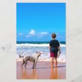 Aangepaste foto maak je ontwerpbrochure I Love My  Flyer (Achterkant)