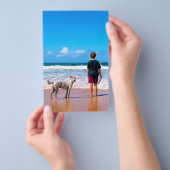 Aangepaste foto maak je ontwerpbrochure I Love My  Flyer (Hand)