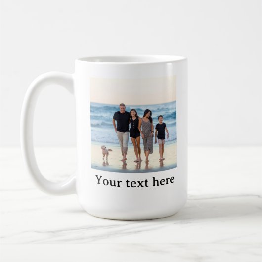 aangepaste foto Maak Uw Eigen Gepersonaliseerde Koffiemok (Links)