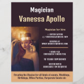 Aangepaste foto, Magicisch Adverteren Flyer (Voorkant)