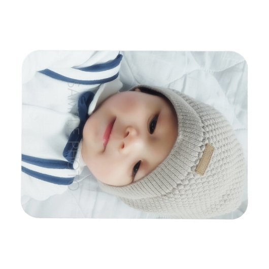 Aangepaste foto magneet (Horizontaal)