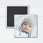 Aangepaste foto magneet<br><div class="desc">Creëer je eigen persoonlijke foto cadeau door je eigen foto toe te voegen, van je geliefde familieffoto naar je schattige huisfoto, om je design uniek te maken. Opmerking: foto's op het product zijn foto's van voorbeelden met een watermerk die alleen voor presentatiedoeleinden worden getoond.</div>