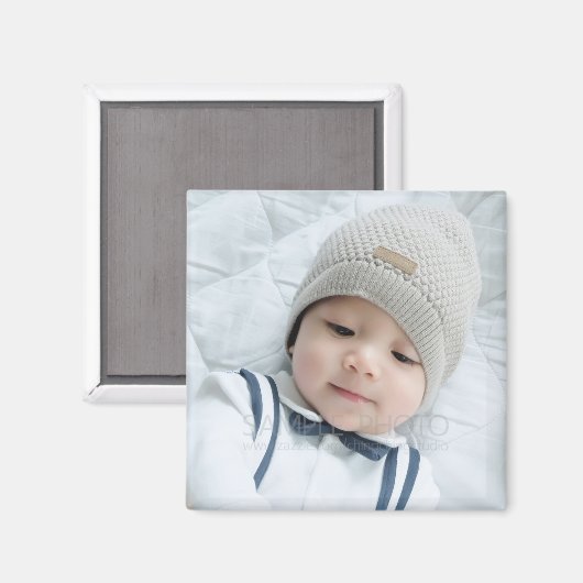 Aangepaste foto magneet (Voorkant / Achterkant)