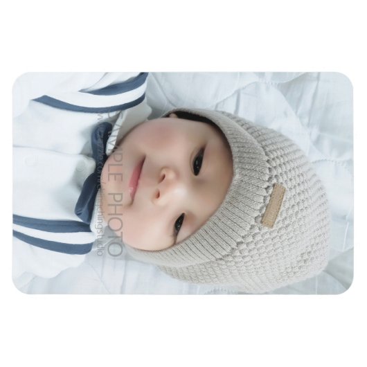 Aangepaste foto magneet (Horizontaal)