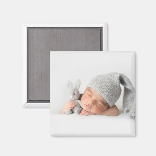 Aangepaste foto magneet (Voorkant / Achterkant)