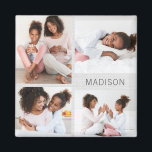 Aangepaste foto-magneet met gelukkige momenten magneet<br><div class="desc">Fotocadeaus zijn de beste geschenken! Gemakkelijk aan te passen met uw tekst en/of foto('s) voor een op maat gemaakte uitstraling. Ontworpen door Berry Berry Sweet,  Modern Stationery en Gepersonaliseerde Cadeaus. Bezoek onze website op www.berryberrysweet.com om onze volledige productlijnen te bekijken.</div>