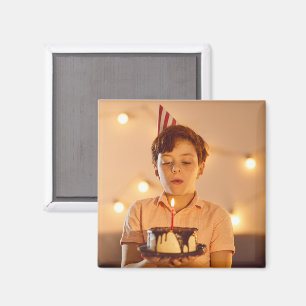 Aangepaste foto-magneet met herinneringen, verjaar magneet