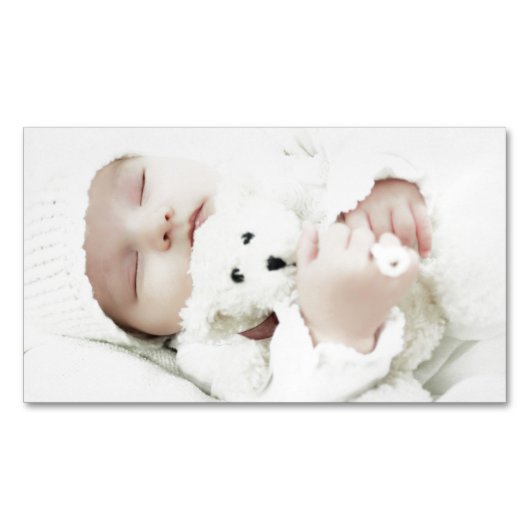 Aangepaste foto magnetisch visitekaartje (Voorkant)