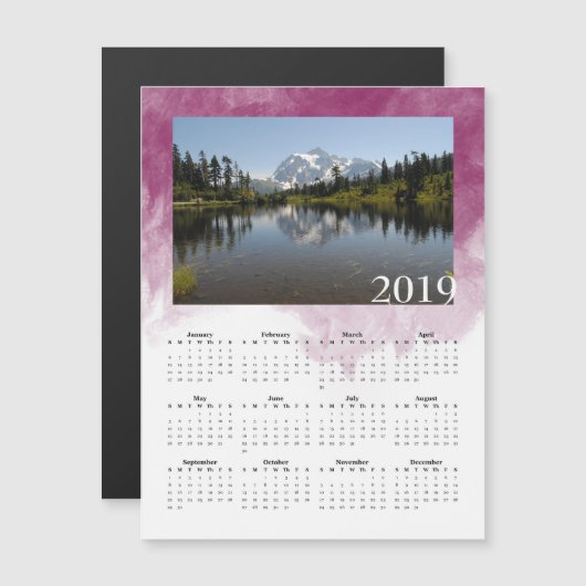 Aangepaste foto magnetische agenda Kaart (Voorkant / Achterkant)