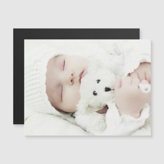 Aangepaste foto magnetische uitnodiging (Voorkant / Achterkant)