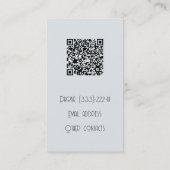 Aangepaste Foto Make-up Artist Kleur Splash Lijst Visitekaartje (Achterkant)