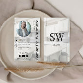 Aangepaste foto makelaar Professioneel onroerend g Visitekaartje