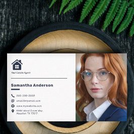 Aangepaste foto - makelaar visitekaartje